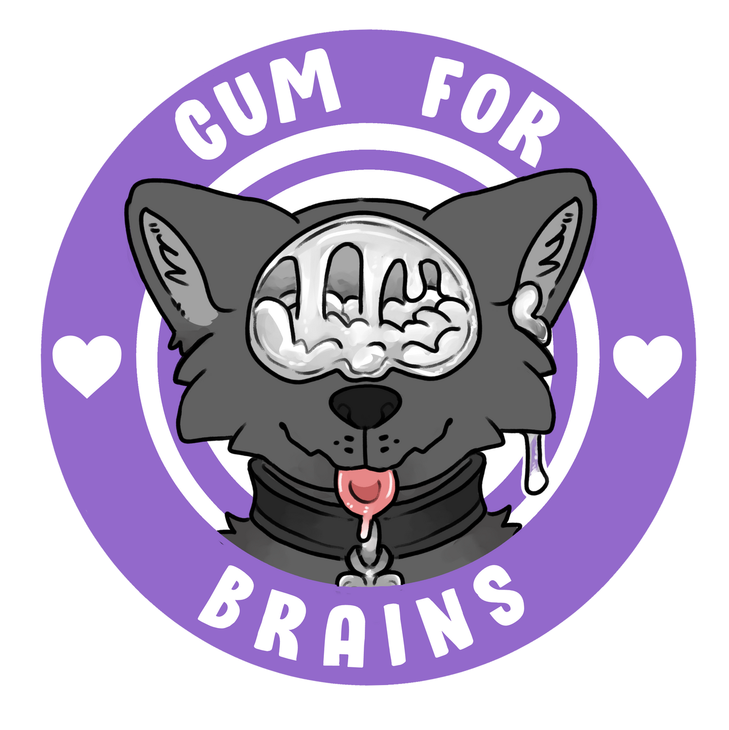 Cum for Brains | Vinyl Sticker