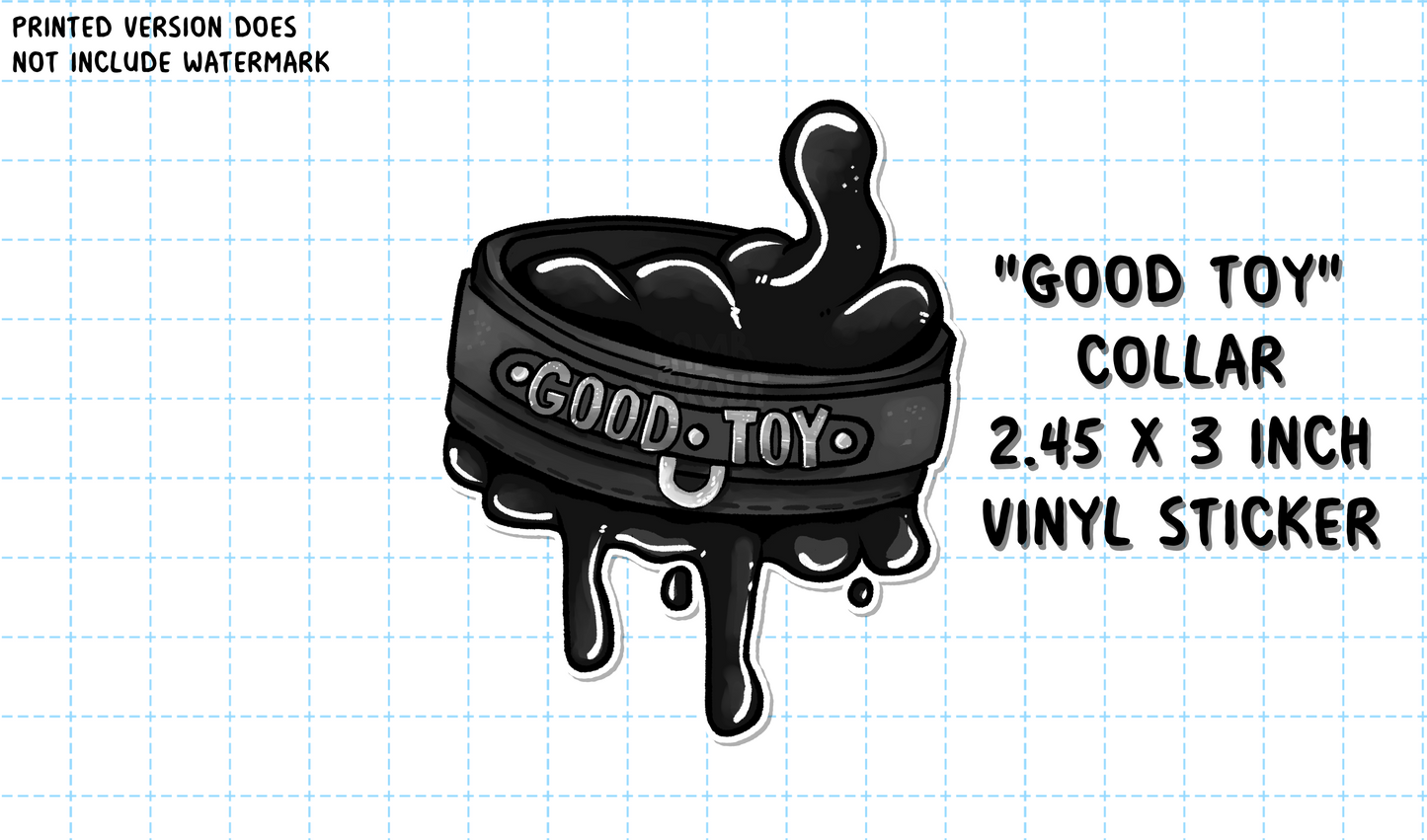 Good Toy Collar | Vinyl Sticker