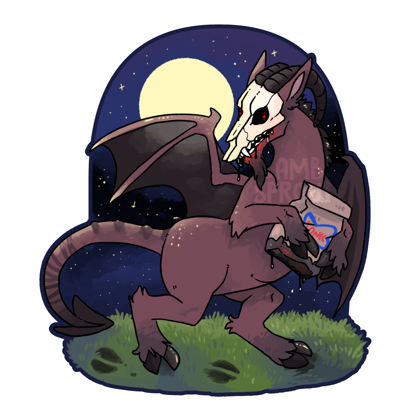 Jersey Devil | Vinyl Sticker
