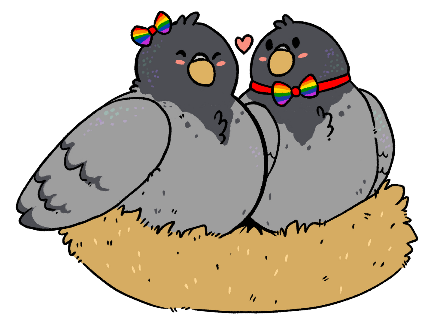 Gay Pigeons | Vinyl Sticker