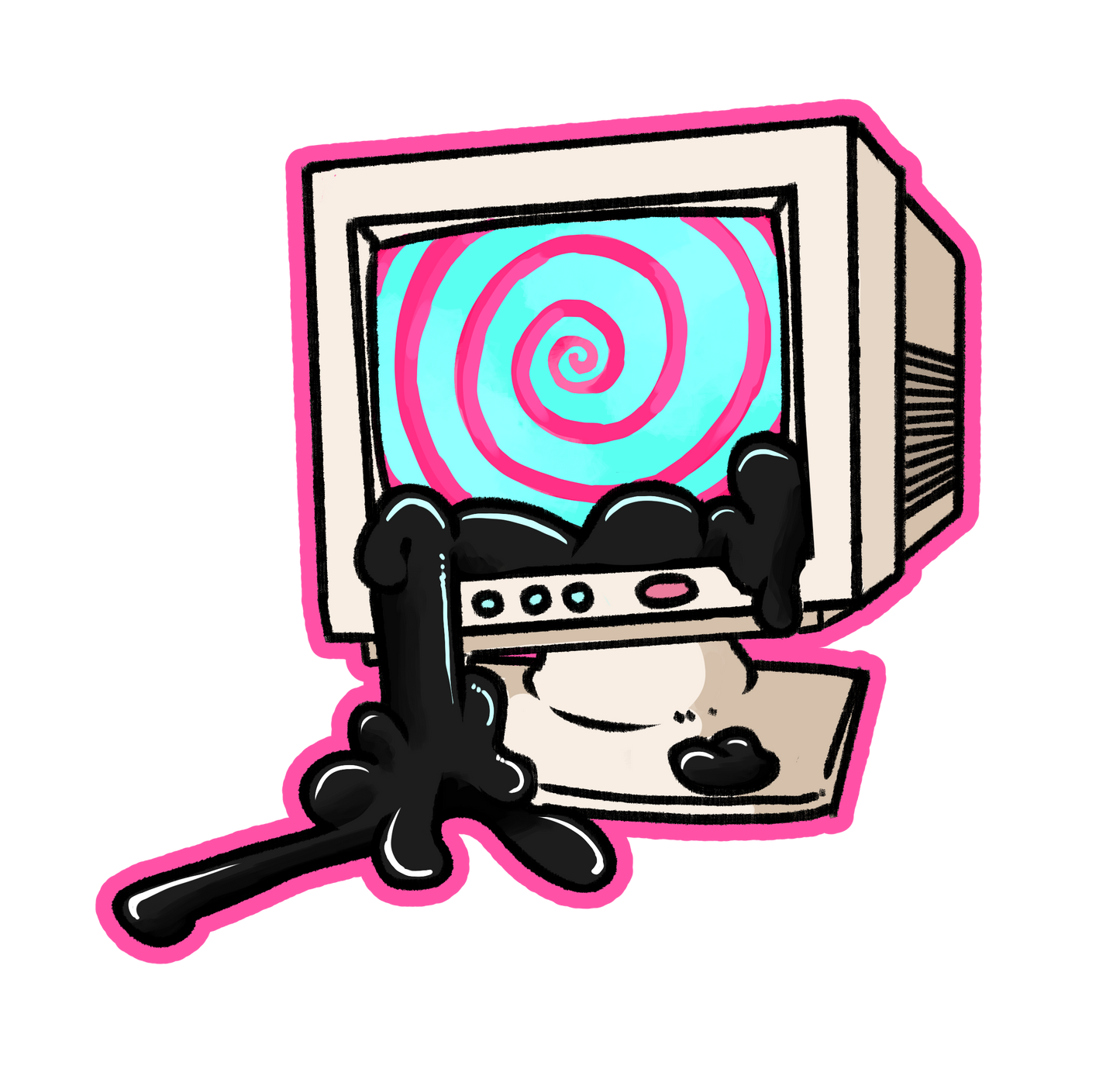 Monitored | Vinyl Sticker