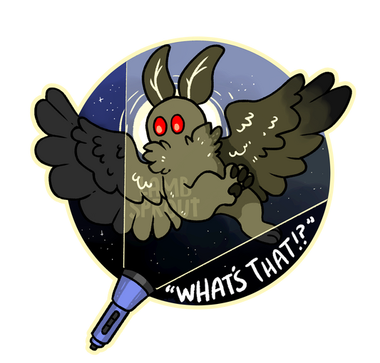 Mothman, Whats That!? | Vinyl Sticker